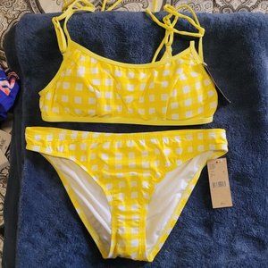 NWT Swimsuit Yellow size M